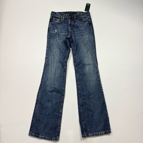 NEW! Women’s Wild Fable Low-Rise Bootcut Denim Blue Jeans Size 00 W/Tags - Picture 2 of 6